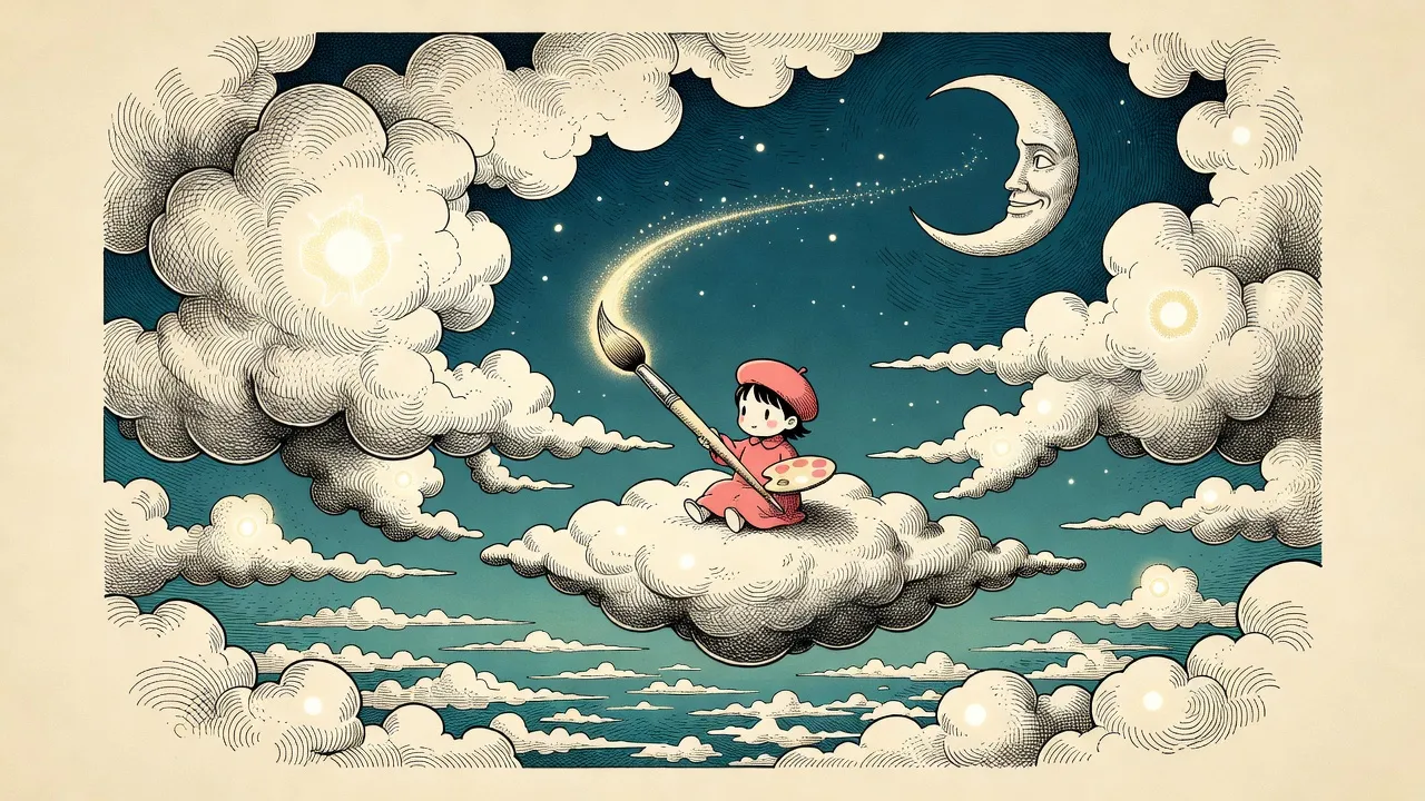 Moebius × Manga Thought Cloud