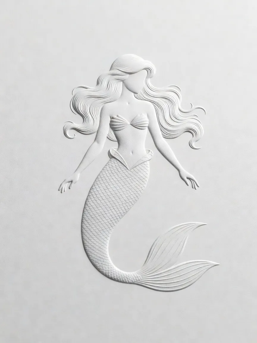 Blind Embossed Paper Artwork