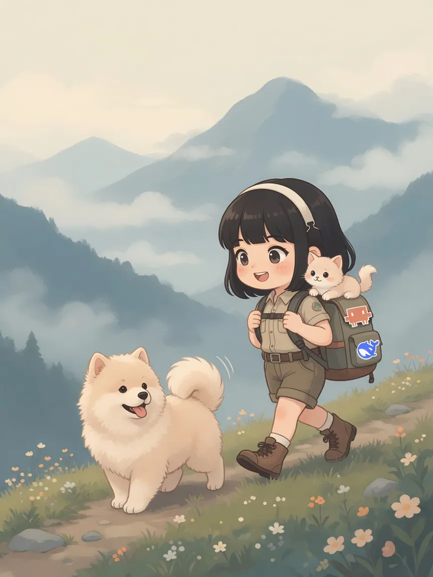 Quiet Minimalist Anime Illustration
