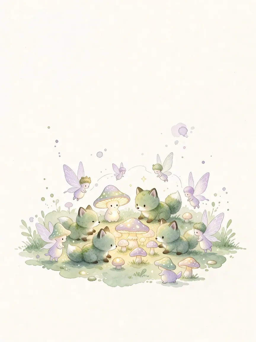 Minimalist Watercolor — Ghibli-Inspired Lifestyle